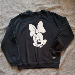 Neff Black Sweatshirt with Minnie Graphic